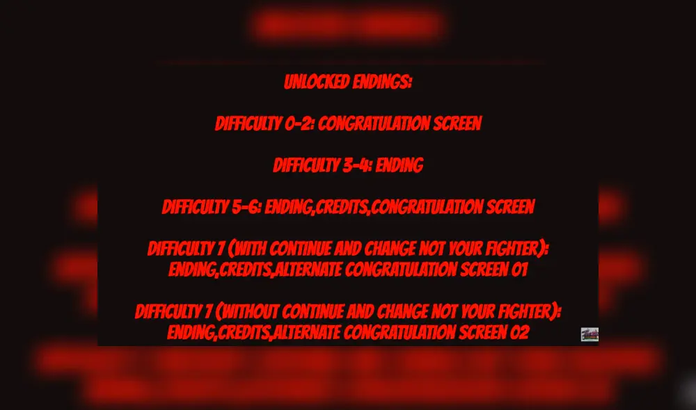 Estas son todas las recompensas de acuerdo al nivel de dificultad de Street Fighter II en Super Nintendo.