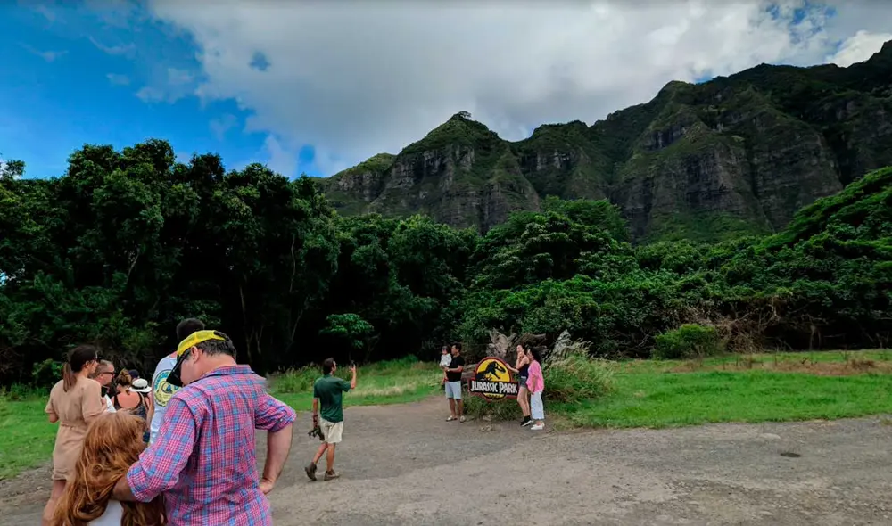 Desliza las imágenes para ver dónde está ubicada la isla donde se filmó la saga Jurassic Park. Foto: captura de Google Maps Desliza las imágenes para ver dónde está ubicada la isla donde se filmó la saga Jurassic Park. Foto: captura de Google Maps