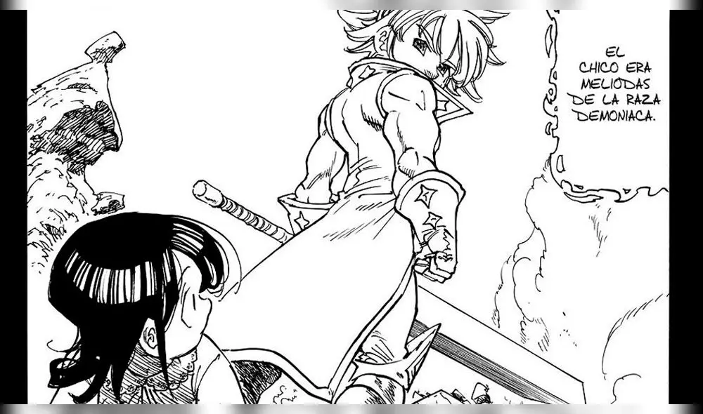 Nanatsu no Taizai manga 337 reveló el pasado de la hechicera de Merlín. Foto: Captura