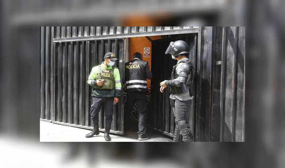 Intervención a call center en Lince. Créditos: Félix Contreras / URPI-GLR