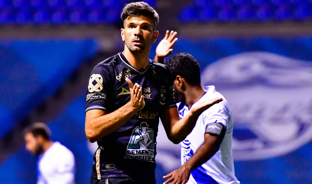 León vence a Puebla a domicilio por el Torneo Guardianes Liga Mx 2020. Foto: Twitter.
