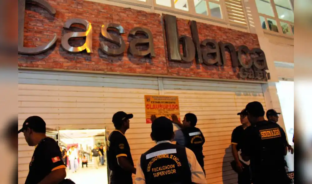 Chiclayo: Clausuran galerías Casa Blanca por no tener licencia de funcionamiento Chiclayo: Clausuran galerías Casa Blanca por no tener licencia de funcionamiento