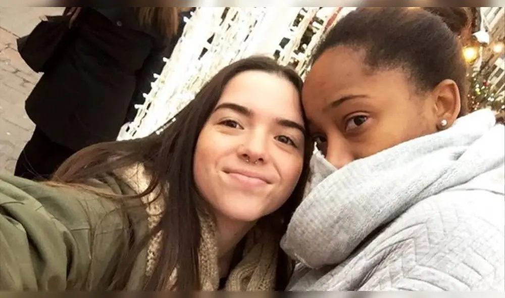 Clarivett Yllescas y su novia Patricia Graterol