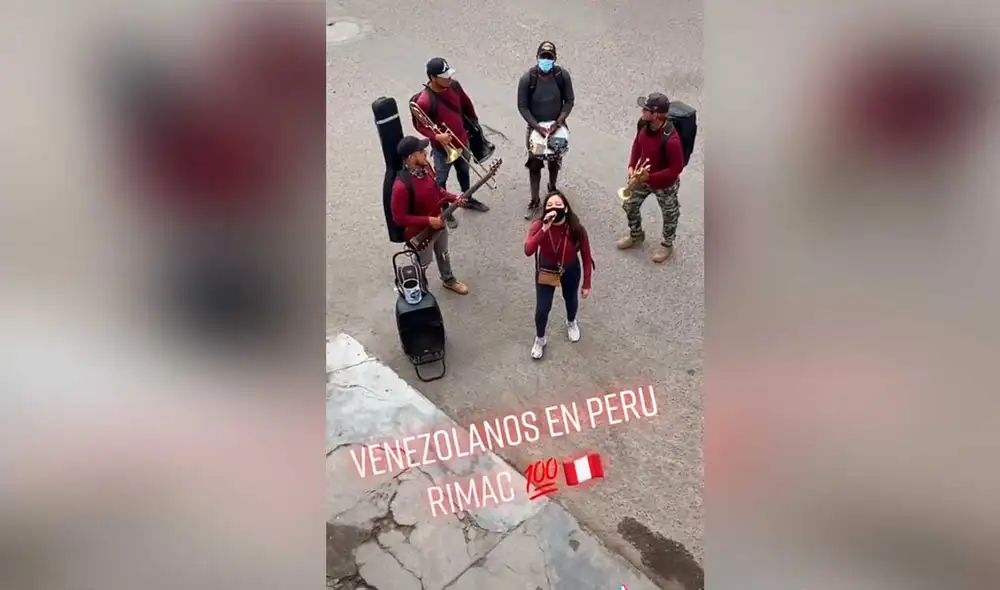 Desliza las imágenes para conocer un poco más sobre esta agrupación extranjera que demostró su talento en plena vía pública. Foto: captura de TikTok/@crismel095