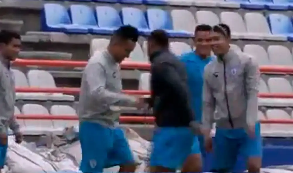 Christian Cueva ya se encuentra entrenando con los 'Tuzos'. Foto: Pachuca TV Christian Cueva ya se encuentra entrenando con los 'Tuzos'. Foto: Pachuca TV