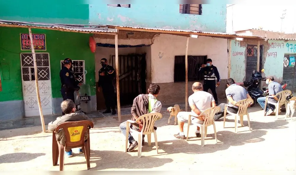 Escuadrón Verde de Chiclayo y Ministerio Público intervinieron a cuatro personas por microcomercialización de drogas. (Foto: PNP)