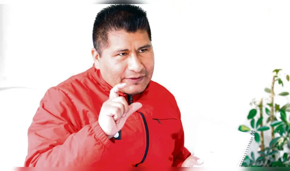 exclusivo.  Aduviri salió de prisión el sábado, días después recibió a La República para dar cuenta de sus siguientes pasos.