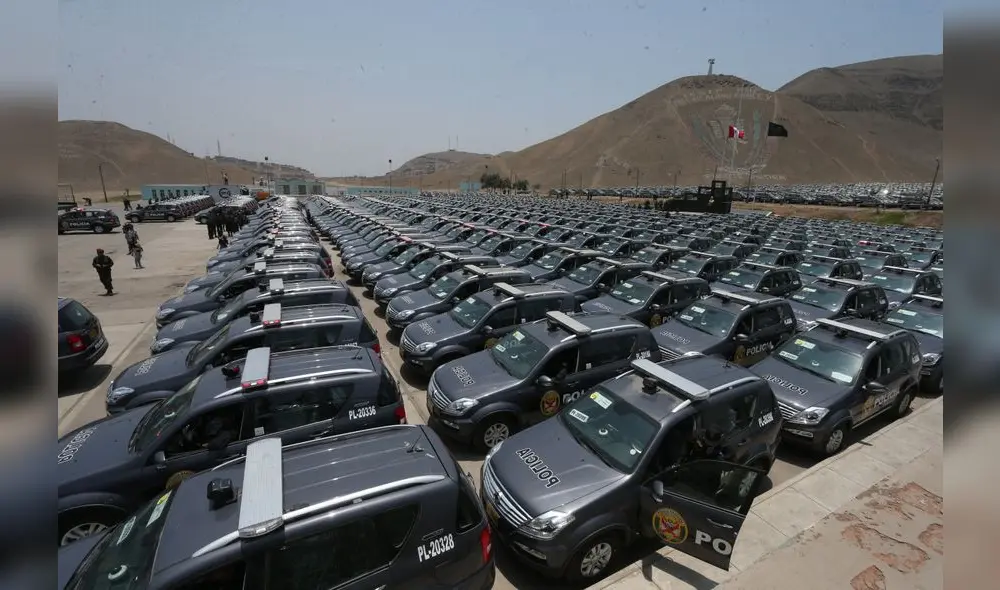 Policía alquilará 1.200 vehículos para realizar patrullaje en Lima