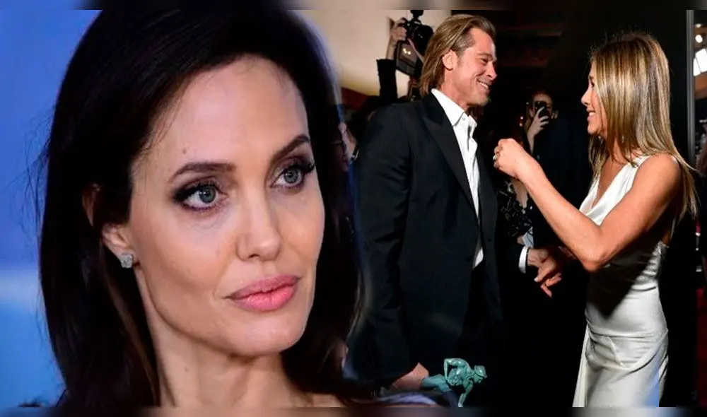Jennifer Aniston, Brad Pitt y Angelina Jolie