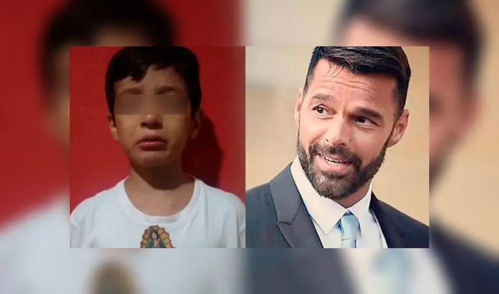 Ricky Martin y niño Ricky Martin y niño