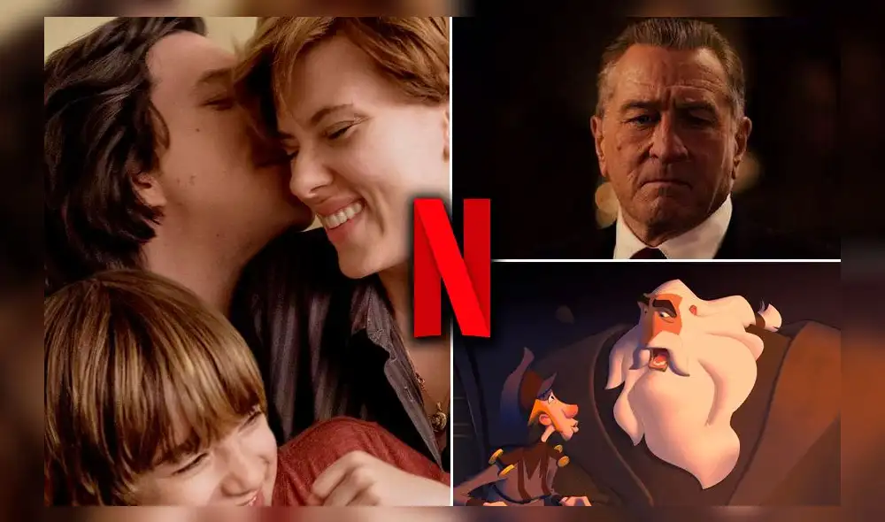 Películas de Netflix nominadas a los Premios Oscar 2020. Créditos: Composición Películas de Netflix nominadas a los Premios Oscar 2020. Créditos: Composición