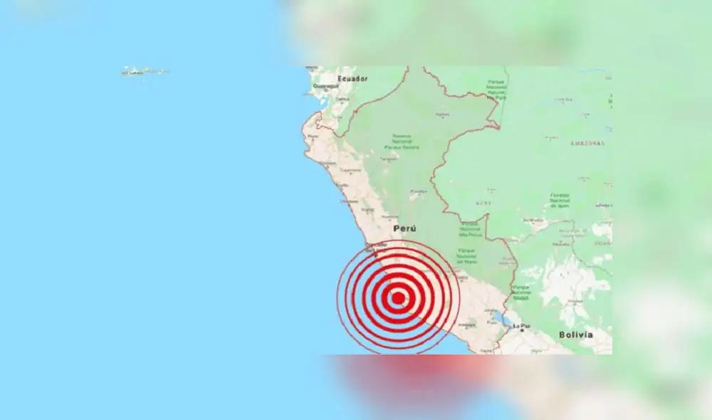 Sismo de magnitud 4.0 se registró esta tarde en Ica