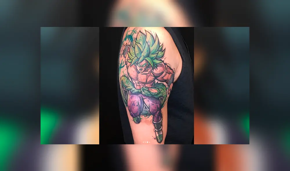 Dragon Ball Super: joven fan se hace complejo tatuaje de Broly y sorprende con el resultado [FOTOS]