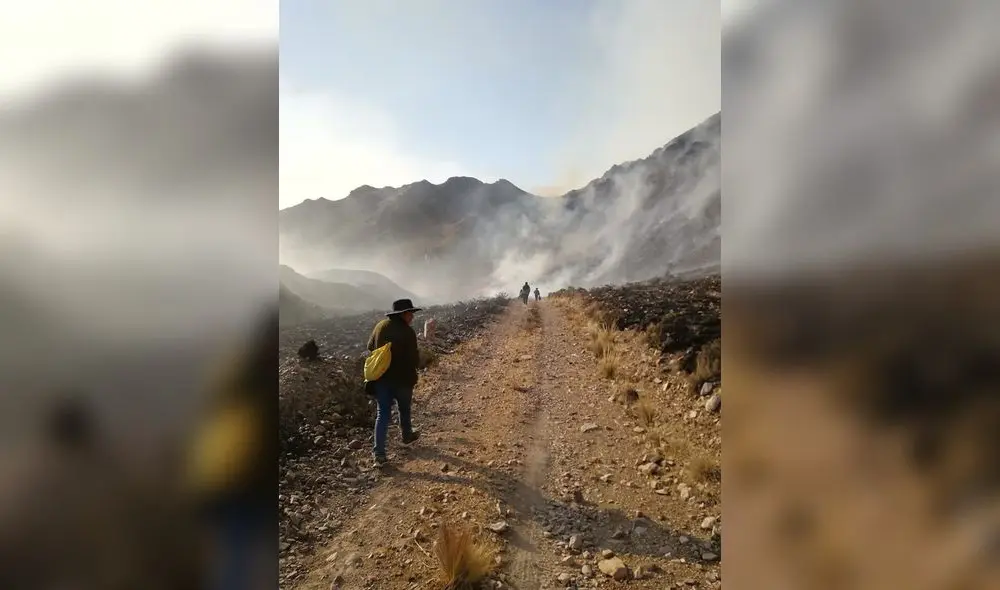 Arequipa: Incendio en Castilla se dividió en tres partes [FOTOS]