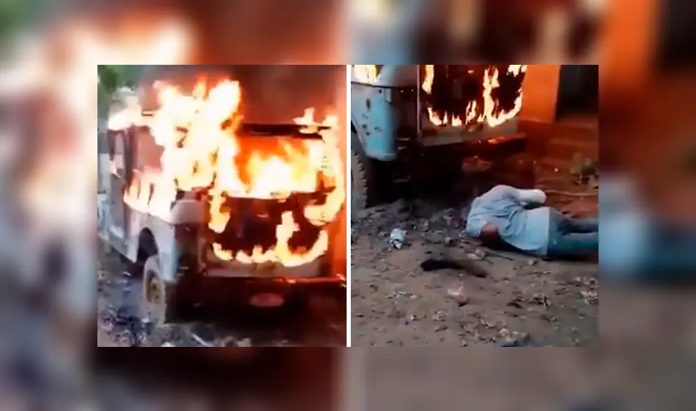 Vía Facebook. Los pobladores aún no saben si la madre los abandonó o los dejó solos para ir en busca de comida. Foto: captura.