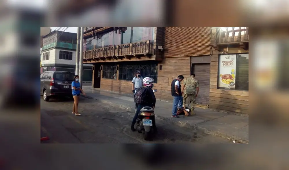 Hampón fue conducido hacia la comisaría de Laura Caller. (Foto: Policía) Hampón fue conducido hacia la comisaría de Laura Caller. (Foto: Policía)