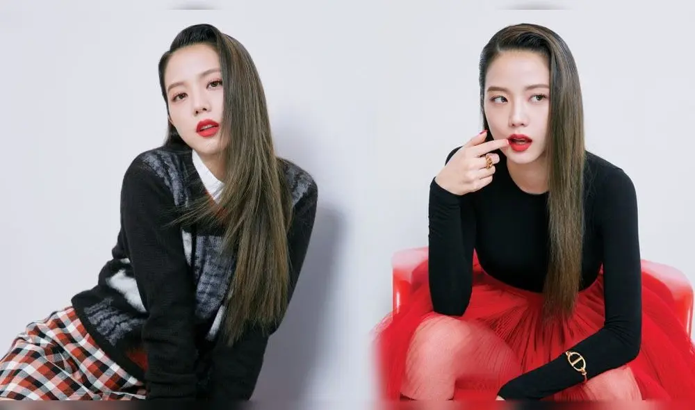 Desliza para ver más fotos de Jisoo de BLAKCPINK. Créditos Marie Claire