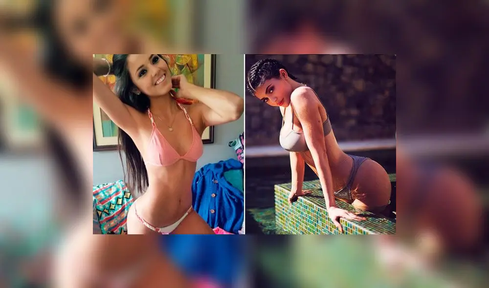 Instagram: Luciana Fuster copia el estilo de Kylie Jenner al posar con el mismo bikini | FOTOS