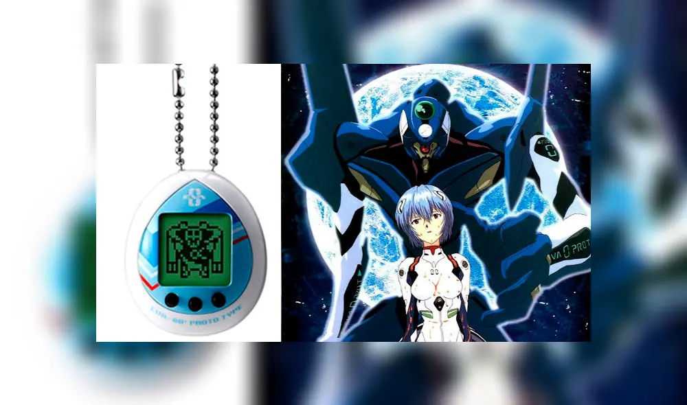 Tamagotchi inspirado en el Eva 00 de Rei.