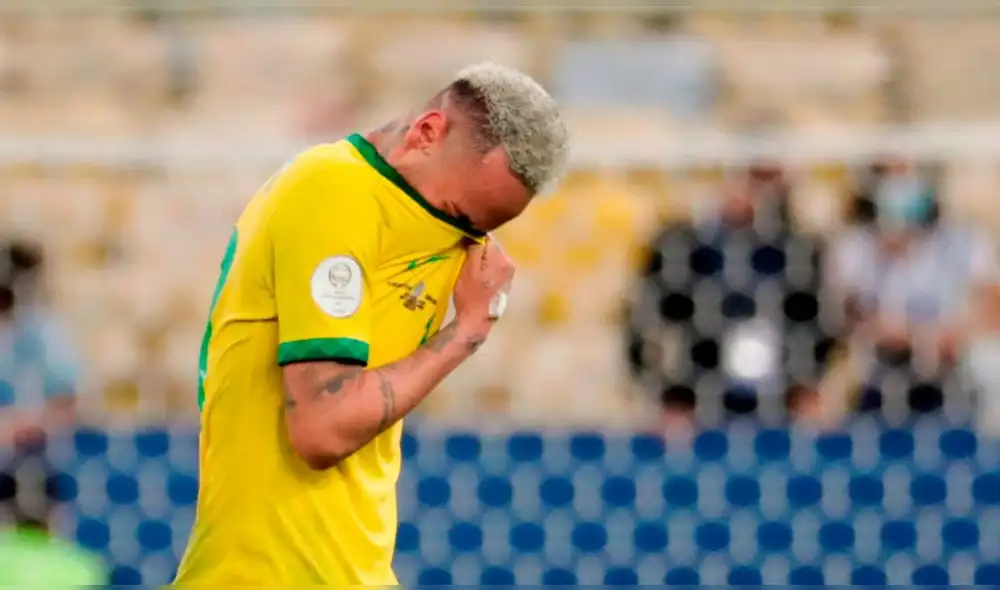 Neymar perdió la final de la Copa América ante Argentina. Foto: EFE Neymar perdió la final de la Copa América ante Argentina. Foto: EFE