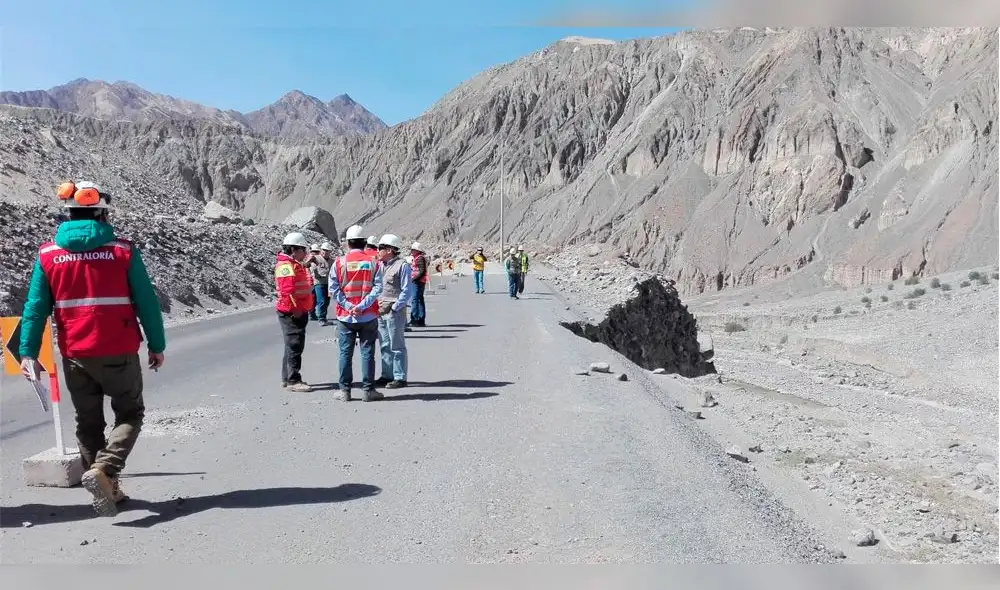 Contraloría detectó riesgos en construcción de carretera Moquegua – Arequipa. Contraloría detectó riesgos en construcción de carretera Moquegua – Arequipa.