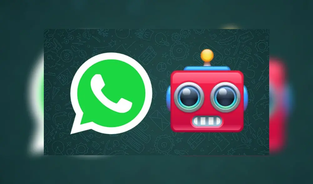 El emoji de WhatsApp del robot