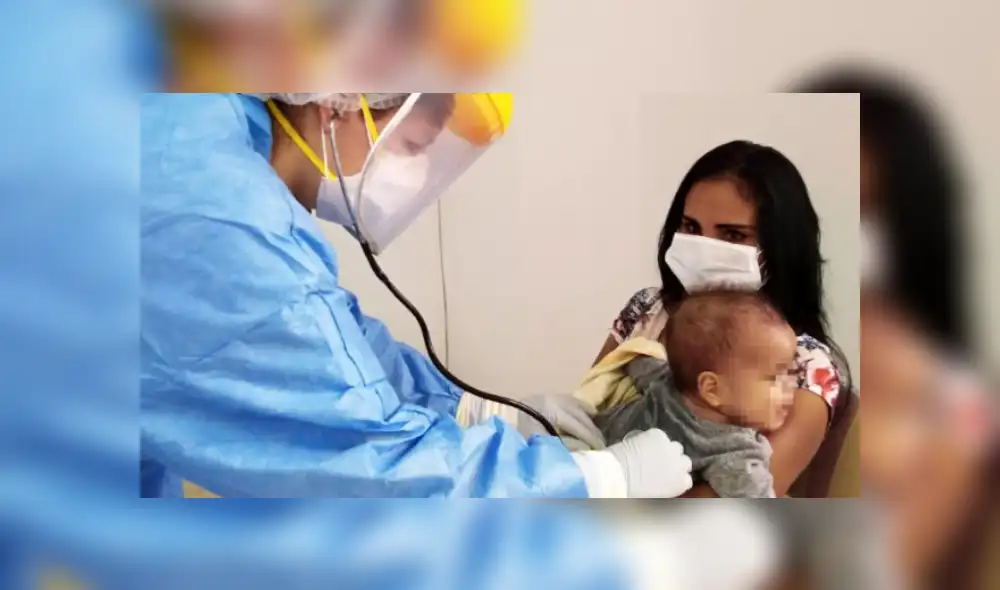 Bebé de año y medio logró vencer al coronavirus gracias a los médicos del INSN de Breña. Foto: Minsa Bebé de año y medio logró vencer al coronavirus gracias a los médicos del INSN de Breña. Foto: Minsa