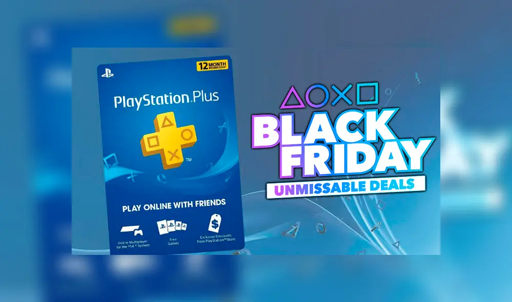 PS4 inicia con las promociones de Black Friday y anuncia oferta en membresía anual de PlayStation Plus PS4 inicia con las promociones de Black Friday y anuncia oferta en membresía anual de PlayStation Plus