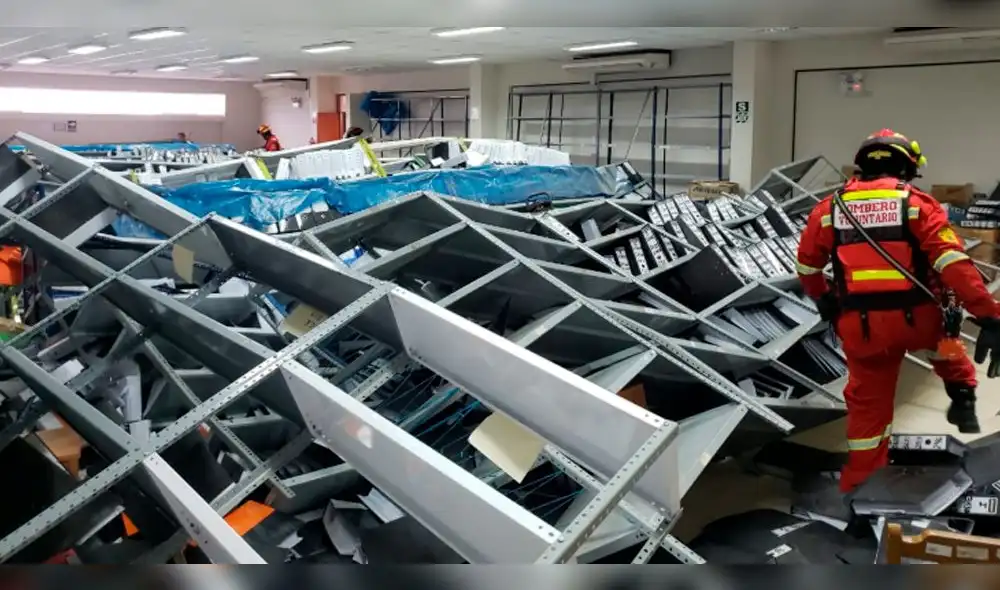 Moquegua: andamios de archivo municipal de Ilo colapsaron sobre tres personas [VIDEO]