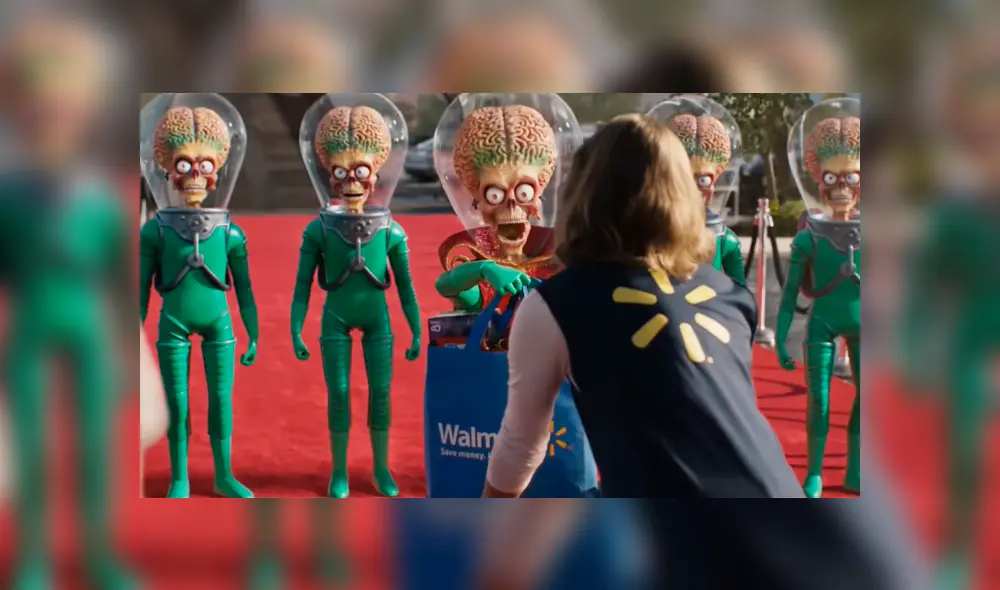 Super Bowl: extraterrestres del cine aparecen en comercial de Walmart