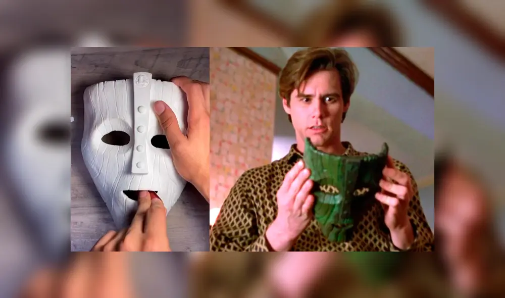 Desliza las imágenes para ver todo el proceso que siguió este joven escultor para crear su réplica de La máscara de Jim Carrey. Foto: Malcolm Hofmann/TikTok