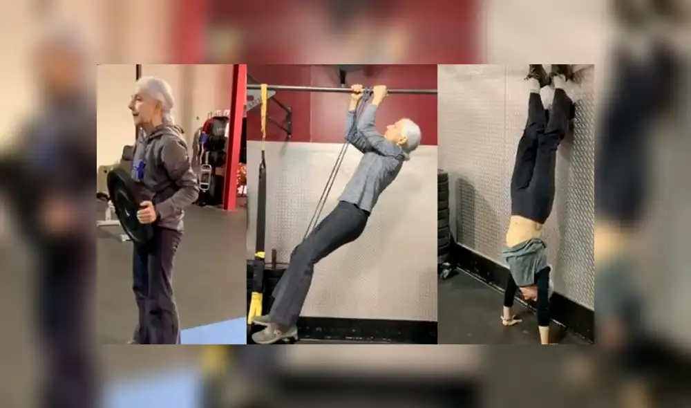 Vía Facebook. Mujer de 72 años dejó a más de uno con la boca abierta al mostrar su increíble agilidad en el crossfit