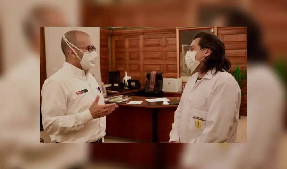 Científico y su equipo se mostraron predispuestos a colaborar con las autoridades para masificar uso de prueba molecular que arroja resultados en 40 minutos. (Foto: Twitter @EdMalagaTrillo)