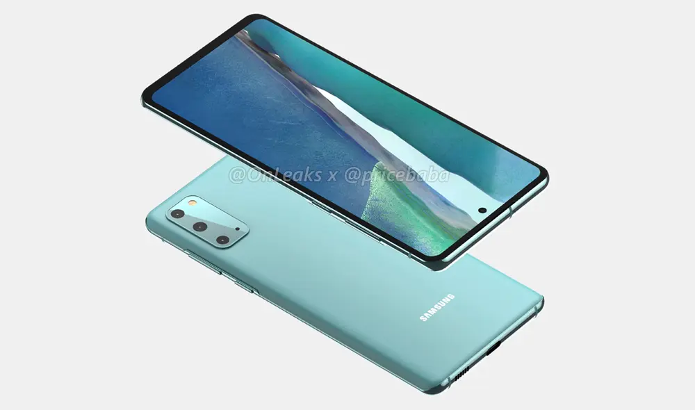 Así luciría el futuro Samsung Galaxy S20 Fan Edition. | Foto: OnLeaks.