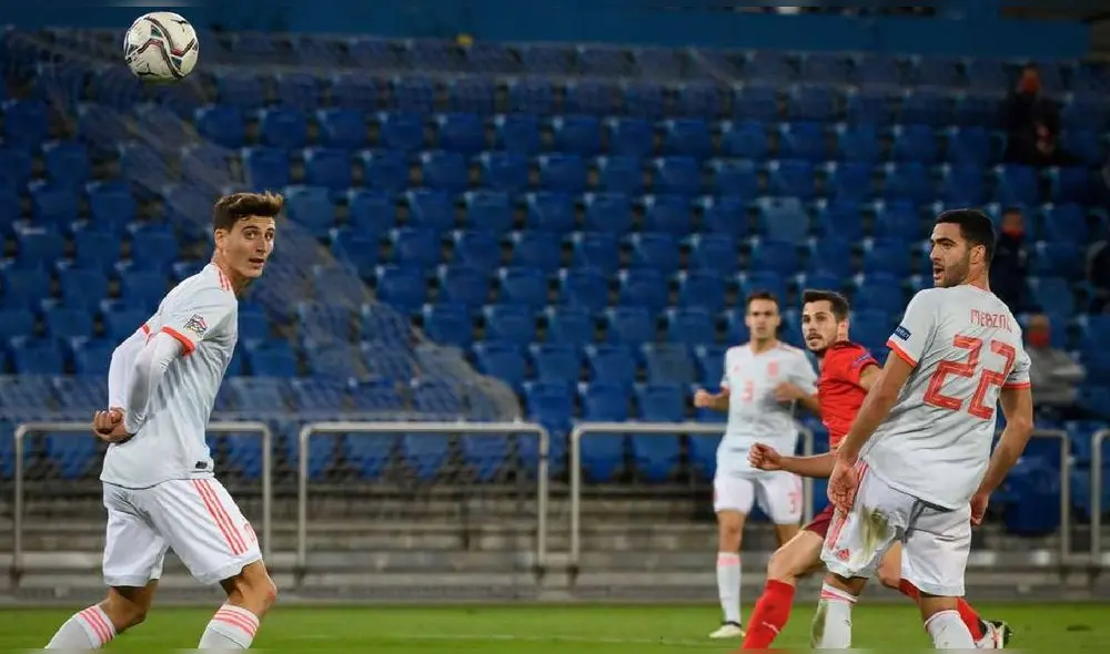 España salvó un empate en los últimos minutos. Foto: AFP España salvó un empate en los últimos minutos. Foto: AFP