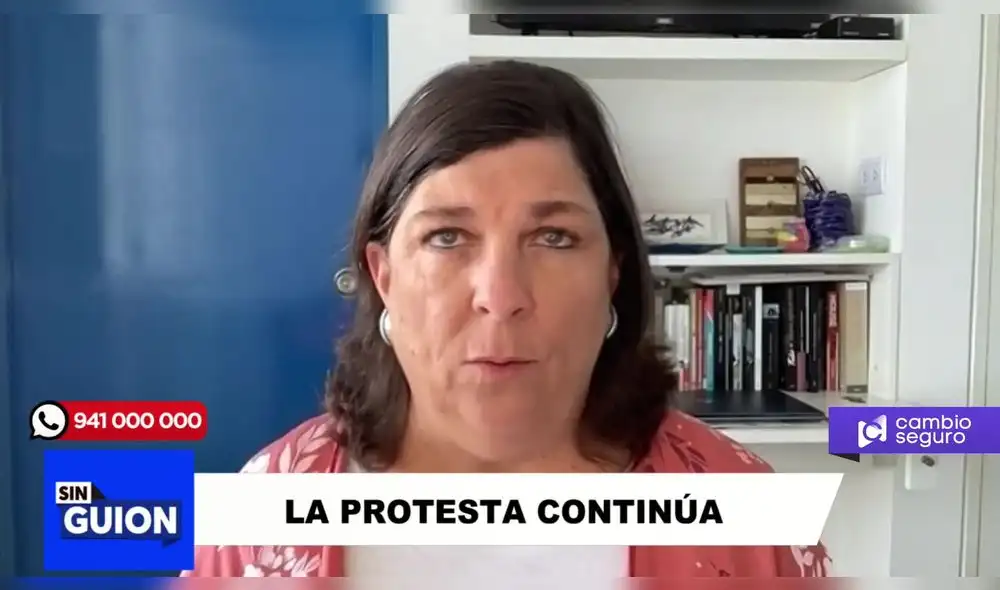 Rosa María Palacios en Sin Guion. Foto: LR+ Rosa María Palacios en Sin Guion. Foto: LR+