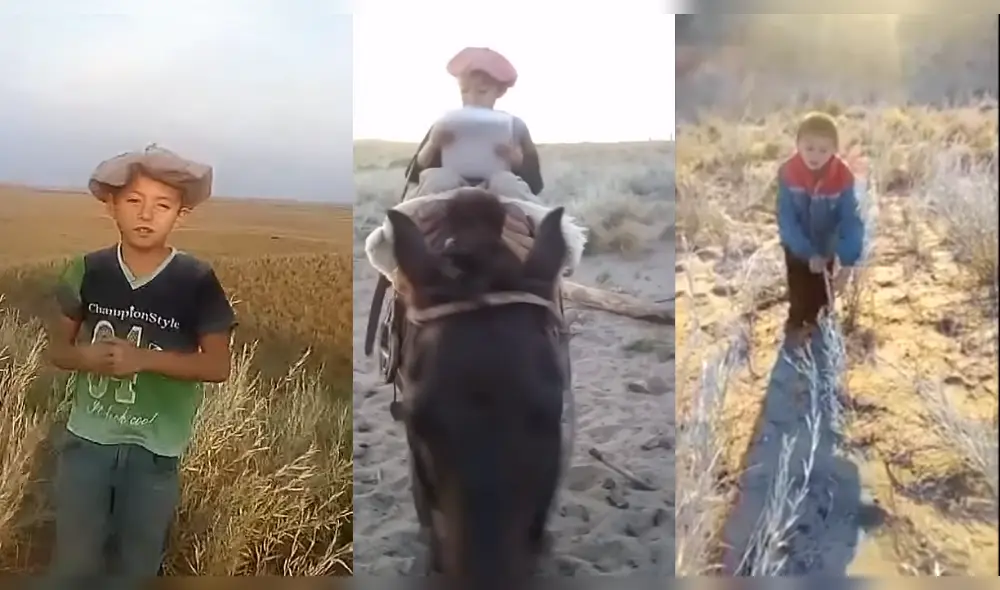 El niño cursa el segundo año de primaria y atraviesa el aislamiento con su familia en una zona rural de La Pampa. (Foto: Difusión) El niño cursa el segundo año de primaria y atraviesa el aislamiento con su familia en una zona rural de La Pampa. (Foto: Difusión)