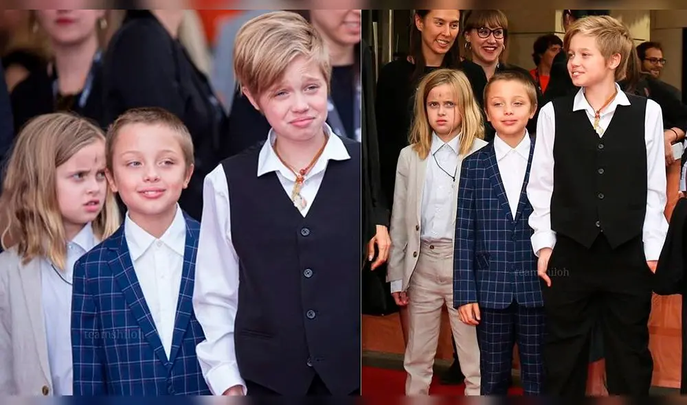 Lluvia de críticas a Angelina Jolie por look masculino de hija menor de Brad Pitt