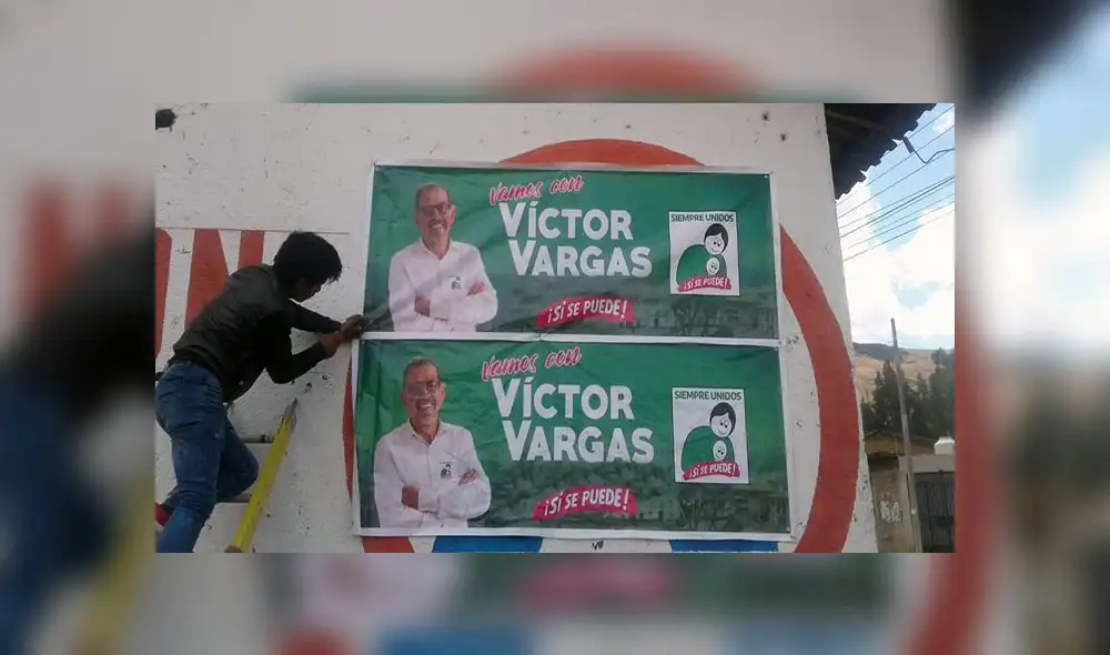 Candidato a la alcaldía retiró su propaganda política como cierre de campaña Candidato a la alcaldía retiró su propaganda política como cierre de campaña