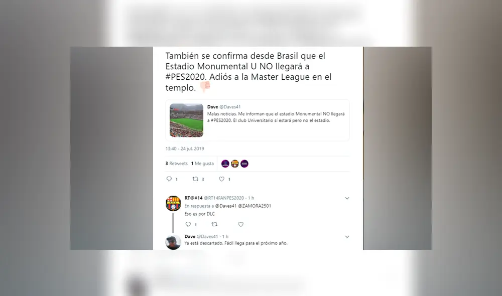 Universitario de Deportes estaría confirmado para la demo de PES 2020 [FOTOS Y VIDEO]