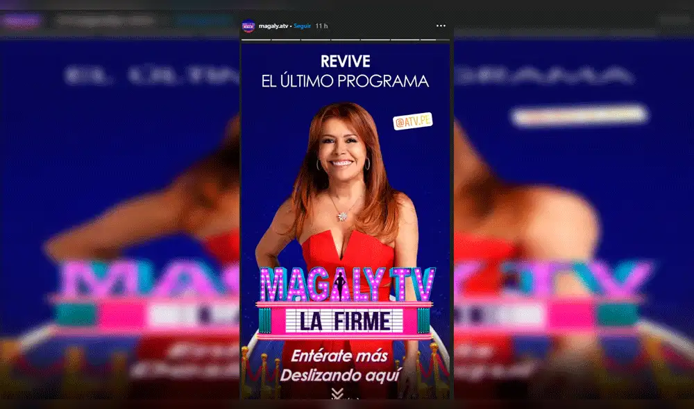 Magaly Medina se pronuncia en Instagram tras suspensión de ATV [VIDEO]