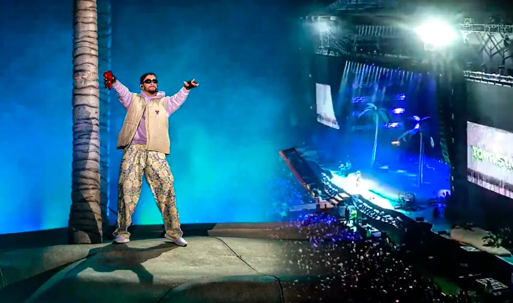 Bad Bunny en concierto: el público también abucheó a Tourista en su segunda presentación. Foto: composición LR/ Gerson Cardoso/ Antonio Melgarejo/ captura de Twitter Bad Bunny en concierto: el público también abucheó a Tourista en su segunda presentación. Foto: composición LR/ Gerson Cardoso/ Antonio Melgarejo/ captura de Twitter