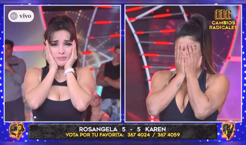 El televidente tuvo la dura responsabilidad de decidir si salvar a Rosángela Espinoza o Karen Dejo