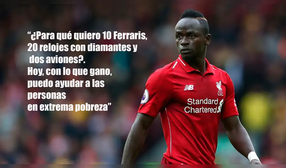 Sadio Mané: el extremo del Liverpool confesó que ayuda a la gente más pobre de Senegal. Sadio Mané: el extremo del Liverpool confesó que ayuda a la gente más pobre de Senegal.