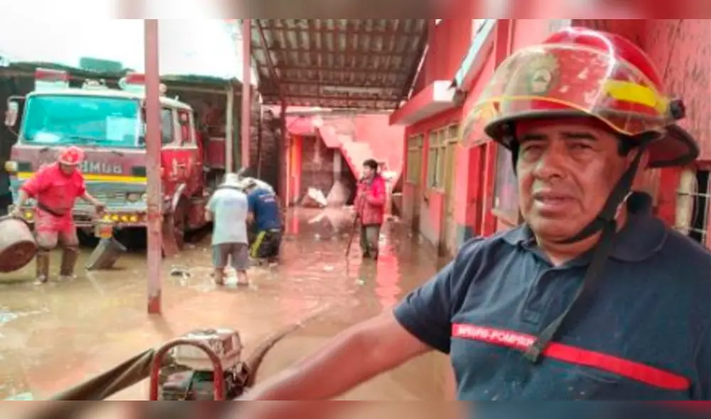 Bomberos auxiliaron a damnificados en Pisac antes de proteger su local.