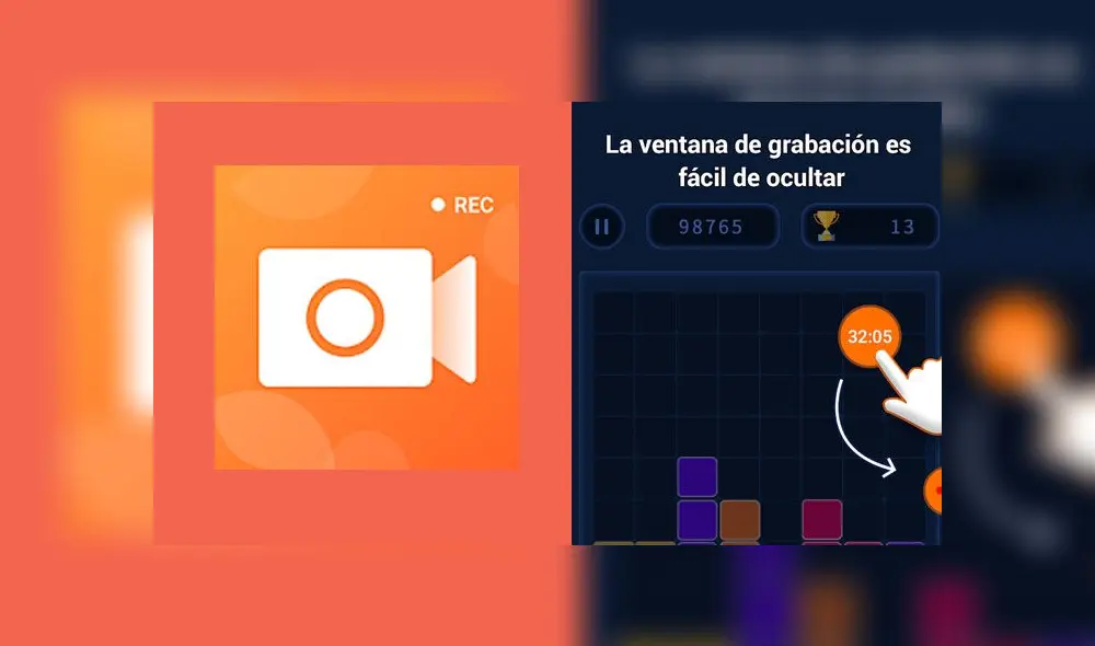 Grabador de pantalla con audio es otra app para grabar lo que estamos viendo en nuestro smartphone.