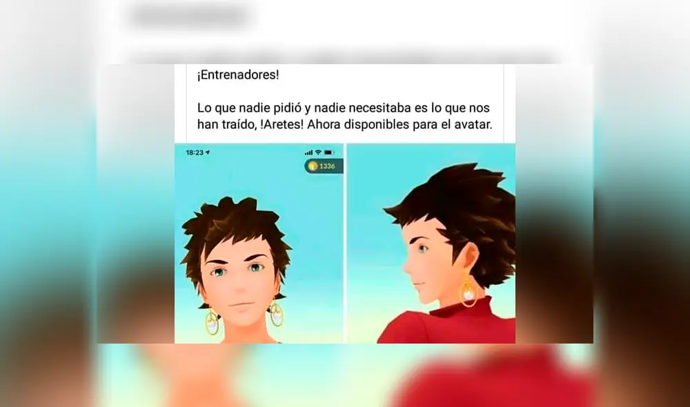 Avatares de Pokémon GO ya pueden usar aretes y fans se burlan con memes en redes sociales