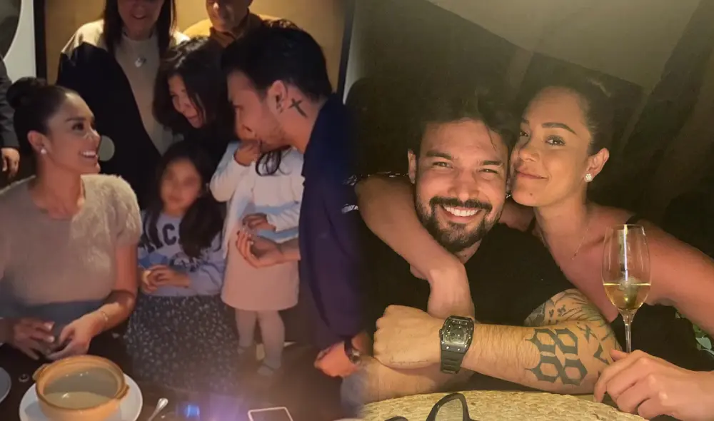 Karen Schwarz y Ezio Oliva se comprometieron por segunda vez. Foto: composición LR/ Instagram