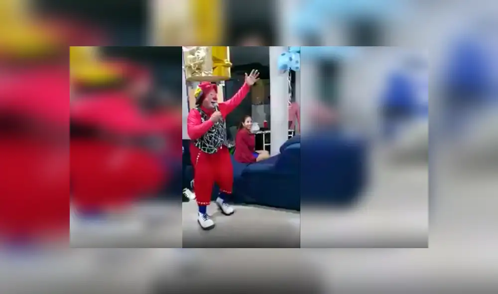 Facebook viral: Torpe payasito comete terrible 'blooper' y arruina fiesta infantil [VIDEO]