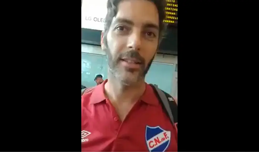 Hincha de Universitario realizó una curiosa petición a un fanático de Nacional. Foto: Captura Hincha de Universitario realizó una curiosa petición a un fanático de Nacional. Foto: Captura